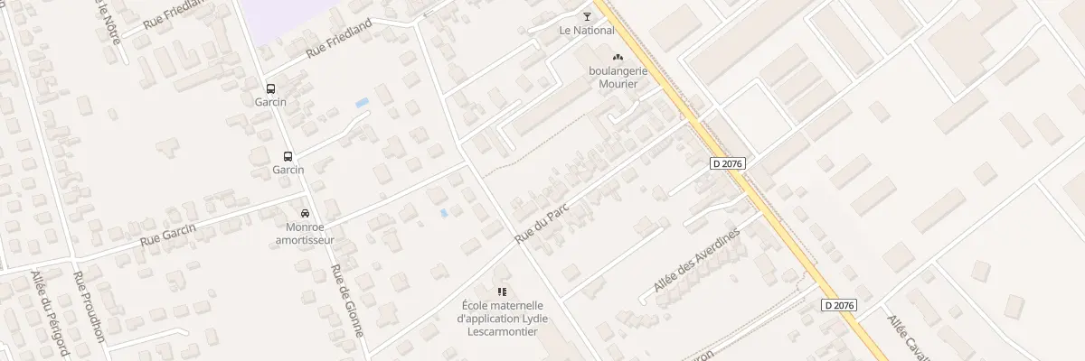 Plan du 24 Rue du Parc à Bourges