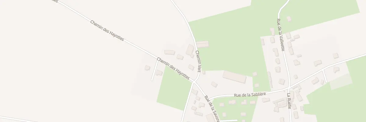 Plan du 3 Che des Hayottes à Hérissart