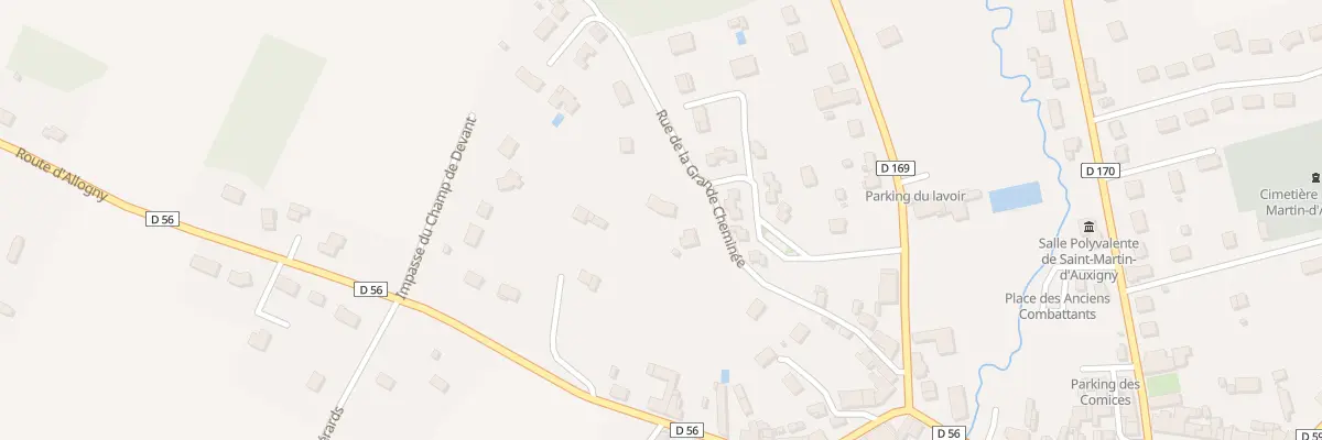 Plan du 13B Rue de la Grande Cheminée à Saint-Martin-d’Auxigny