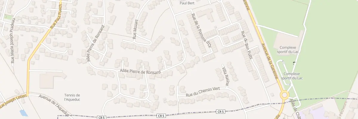 Plan du 81 All Ronsard à Évry-Courcouronnes