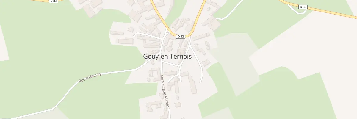 Plan du 2 Rue de l’Abbaye à Gouy-en-Ternois