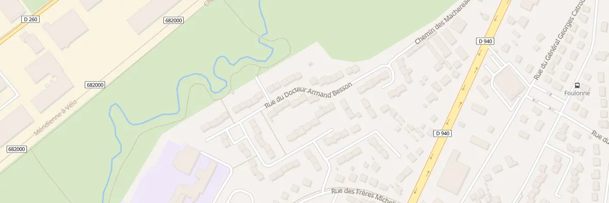 Plan du 10 Rue du Doc Armand Besson à Bourges