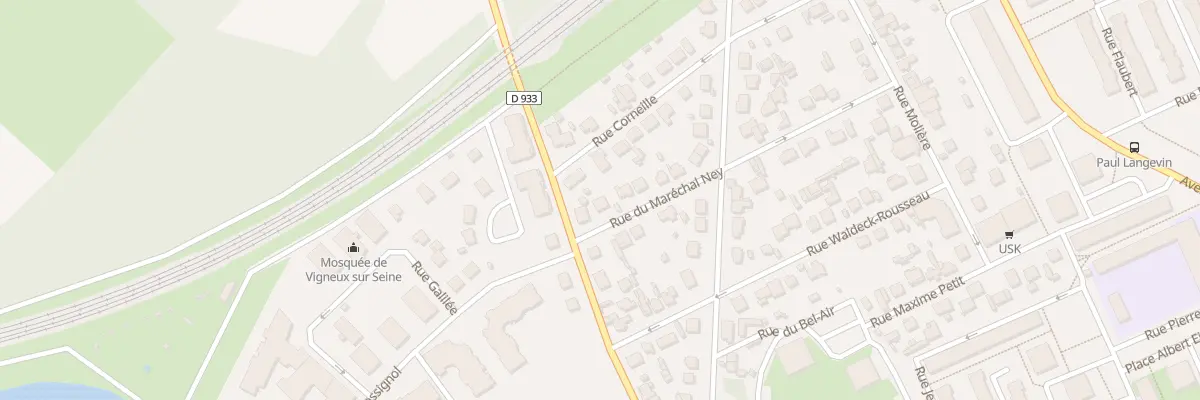Plan du 3 Rue du Maréchal Ney à Vigneux-sur-Seine
