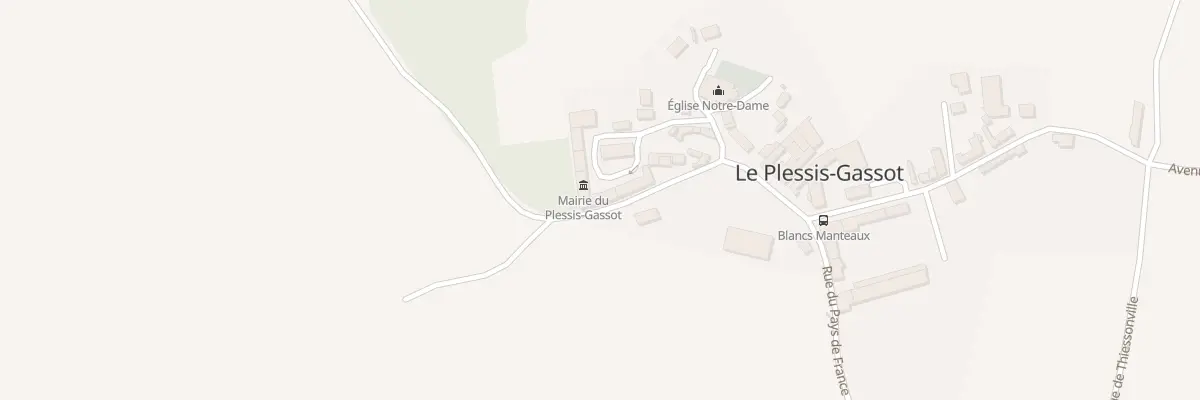 Plan du 6 Rue des Dames de Maubuisson au Plessis-Gassot