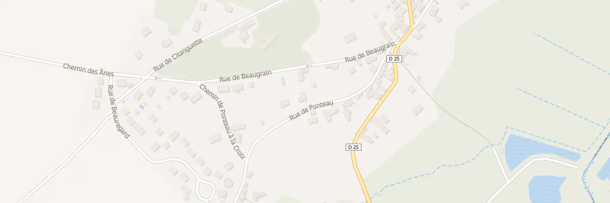 Plan du 12 Rue de Ponteau au Malesherbois