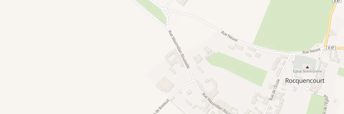 Plan du 51 Rue Maximilien Rousselle à Rocquencourt