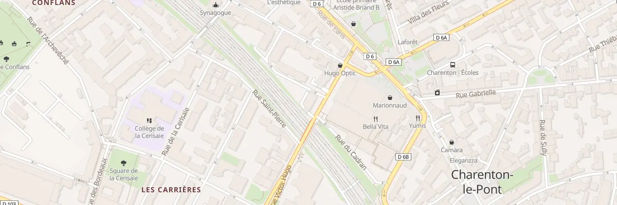 Plan du 25 Rue Victor Hugo à Charenton-le-Pont