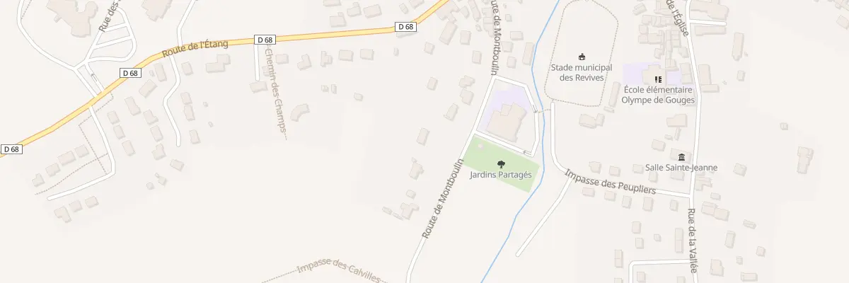 Plan du 22 Rte de Montboulin à Saint-Martin-d’Auxigny