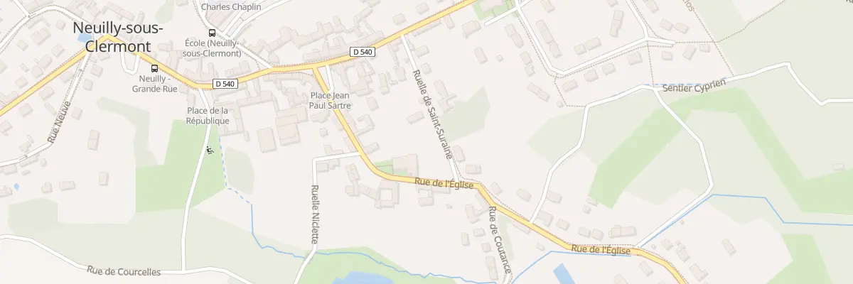 Plan du 88 Rle Saint-suraine à Neuilly-sous-Clermont