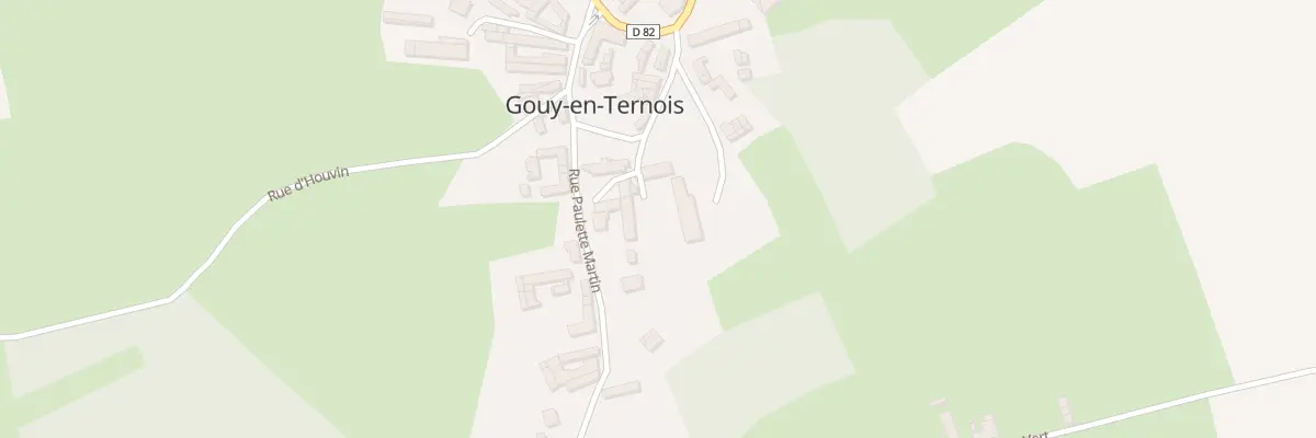 Plan du 5 Rue de l’Abbaye à Gouy-en-Ternois