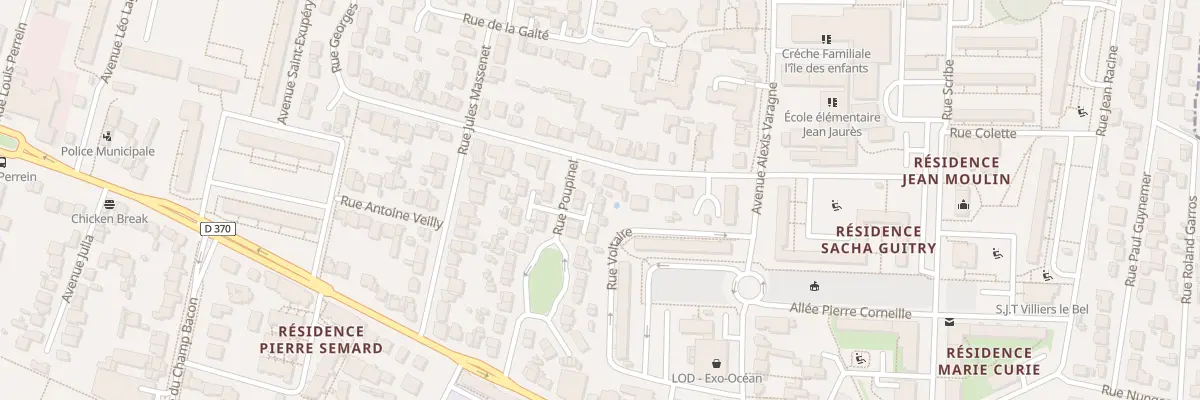 Plan du 6D Rue Poupinel à Villiers-le-Bel