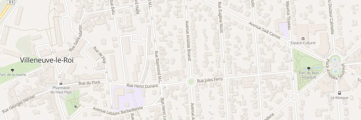Plan du 33B Av Aristide Briand à Villeneuve-le-Roi