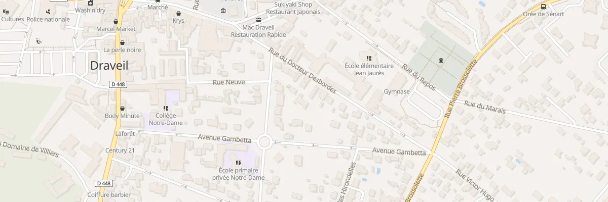 Plan du 14 Rue du Docteur Desbordes à Draveil