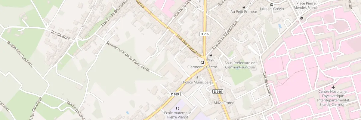 Plan du 17 Rue des Fontaines à Clermont