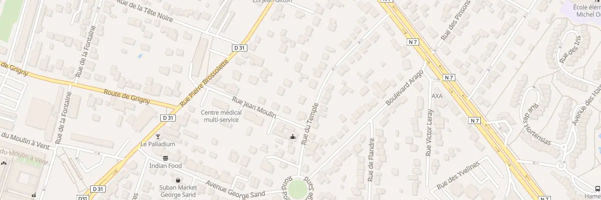 Plan du 24 Rue du Temple à Ris-Orangis