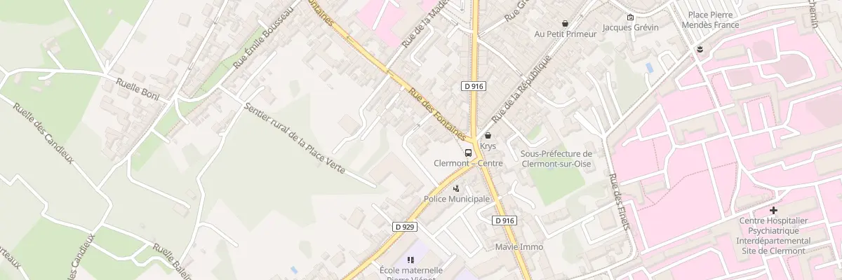 Plan du 7B Rue des Fontaines à Clermont