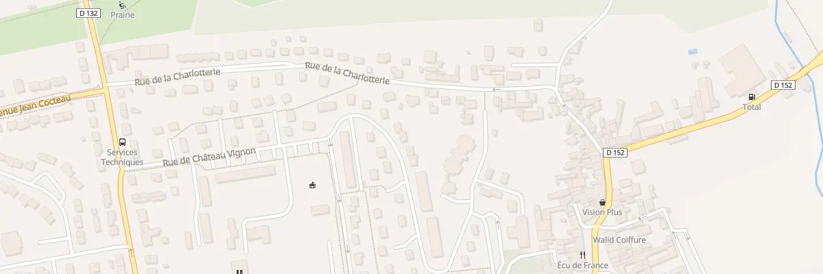 Plan du 22 Rue de Chateau Vignon au Malesherbois