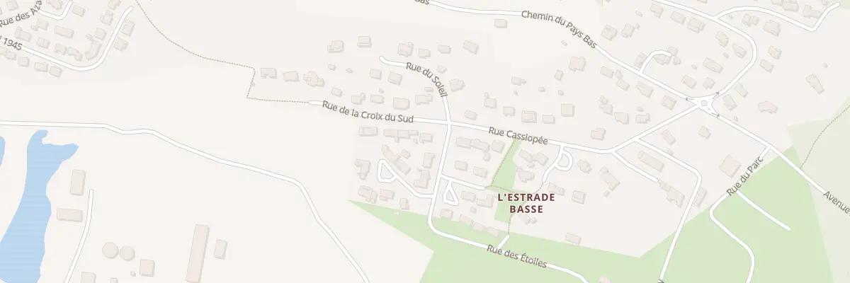Plan du 1 Rue de la Croix du Sud à Bout-du-Pont-de-Larn
