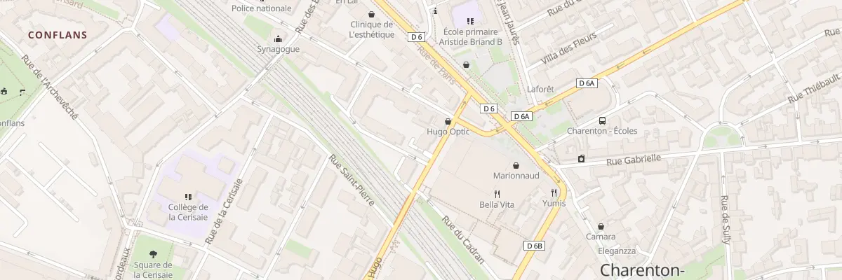 Plan du 27 Rue Victor Hugo à Charenton-le-Pont