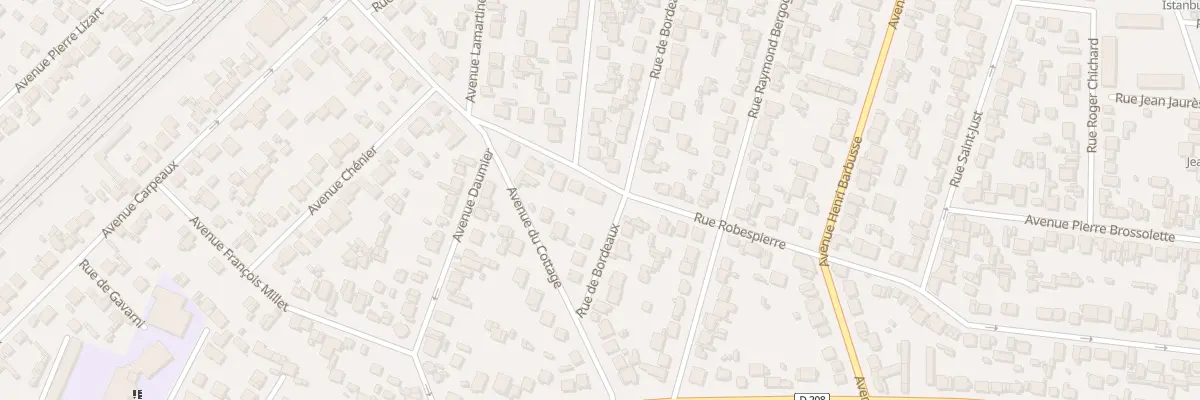 Plan du 9 Rue de Bordeaux à Arnouville