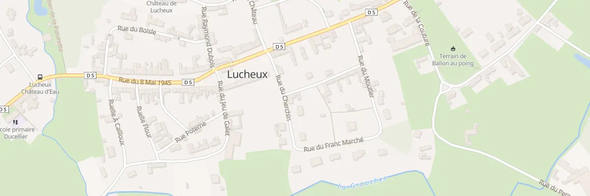 Plan du 3 Rue du Cherchin à Lucheux