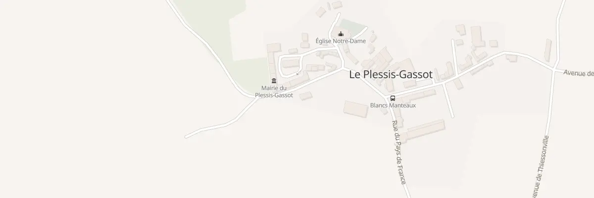 Plan du 3 Rue des Dames de Maubuisson au Plessis-Gassot
