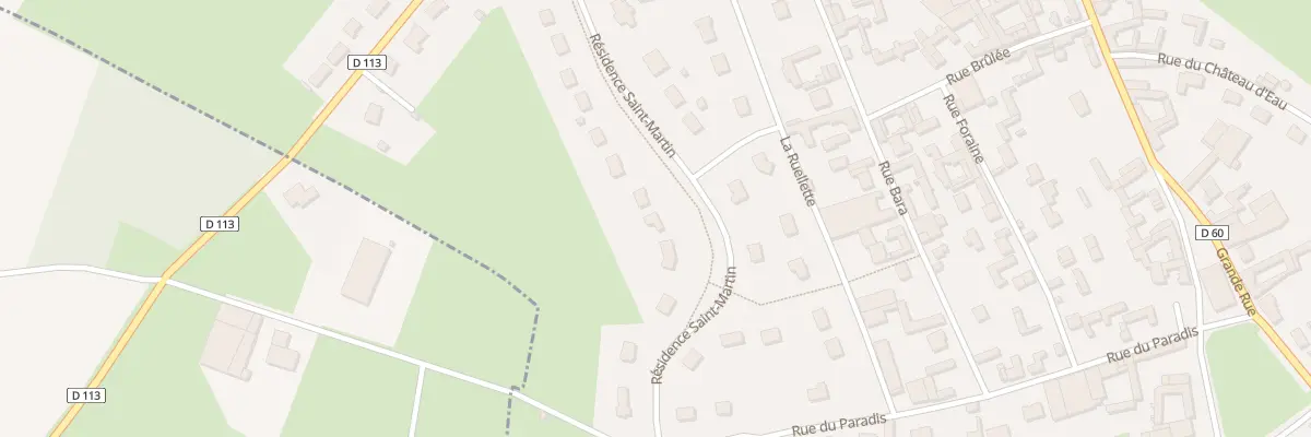 Plan du 17 Res Saint - Martin à Hérissart
