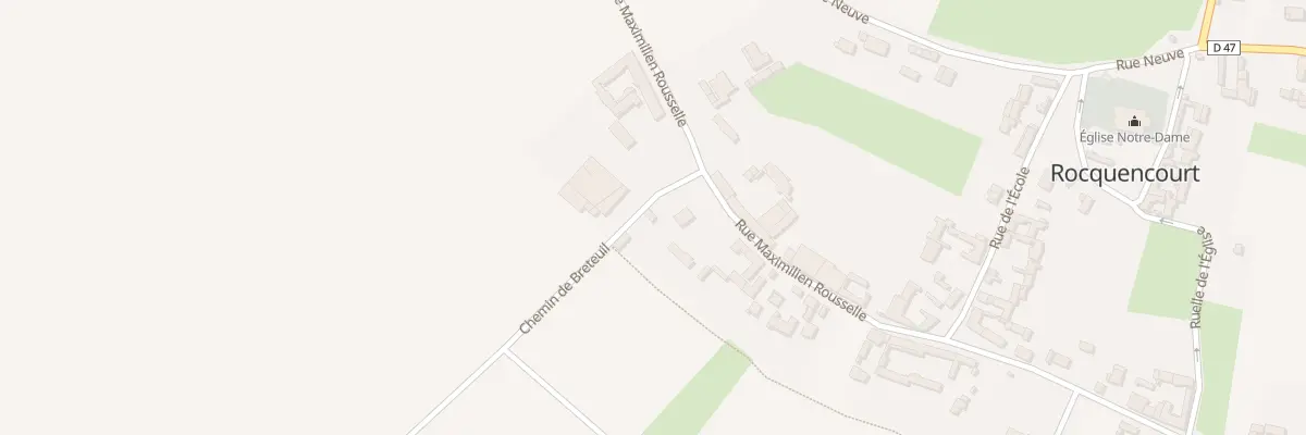 Plan du 47 Che de Breteuil à Rocquencourt