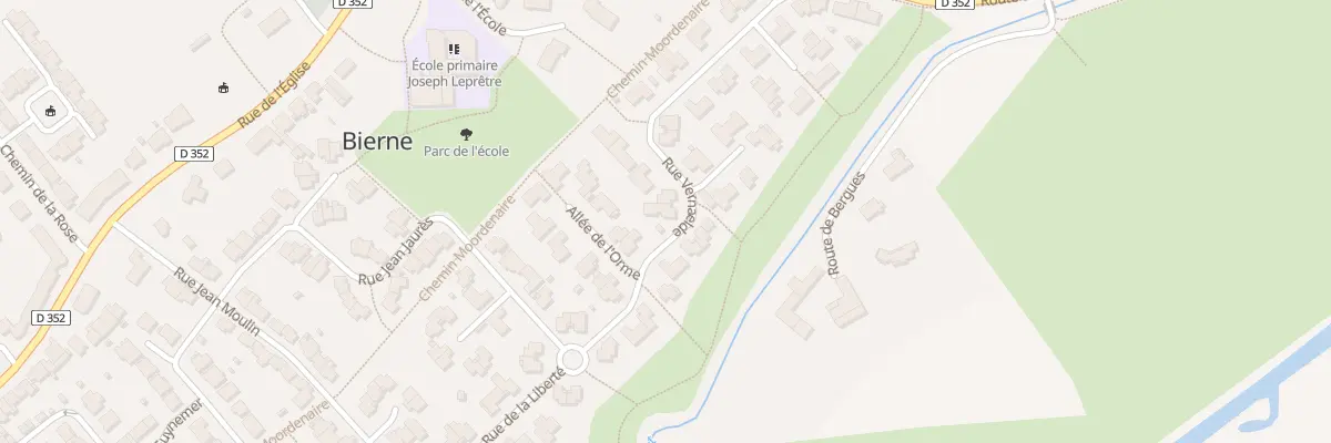 Plan du 22 Rue Vernaelde à Bierne