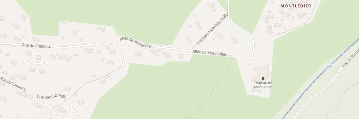 Plan du 8 All de Montlédier à Pont-de-Larn