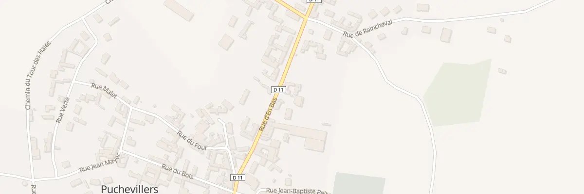 Plan du 10 Rue d’En Bas à Puchevillers