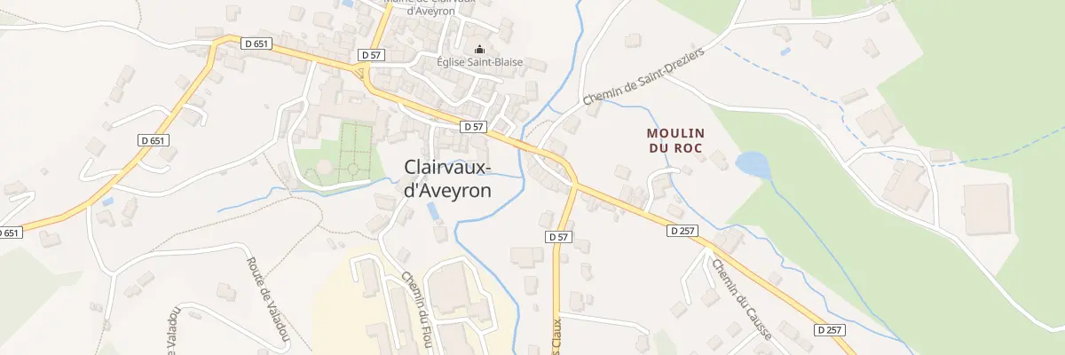 Plan du 1 Imp du Pont à Clairvaux-d’Aveyron