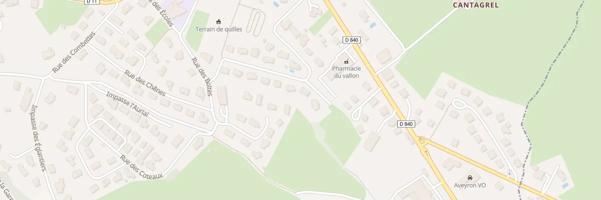 Plan du 6 Imp des Puits à Saint-Christophe-Vallon