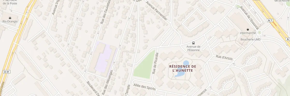Plan du 61 Rue du Temple à Ris-Orangis