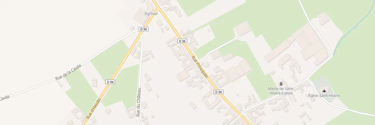 Plan du 728 Rue Principale à Saint-Hilaire-Cottes
