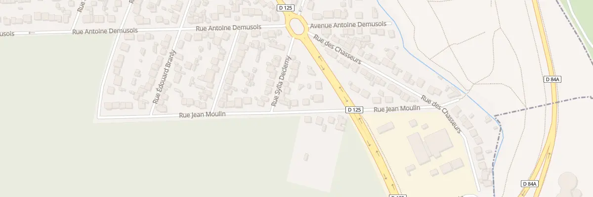 Plan du 95 Rue Jean Moulin à Garges-lès-Gonesse