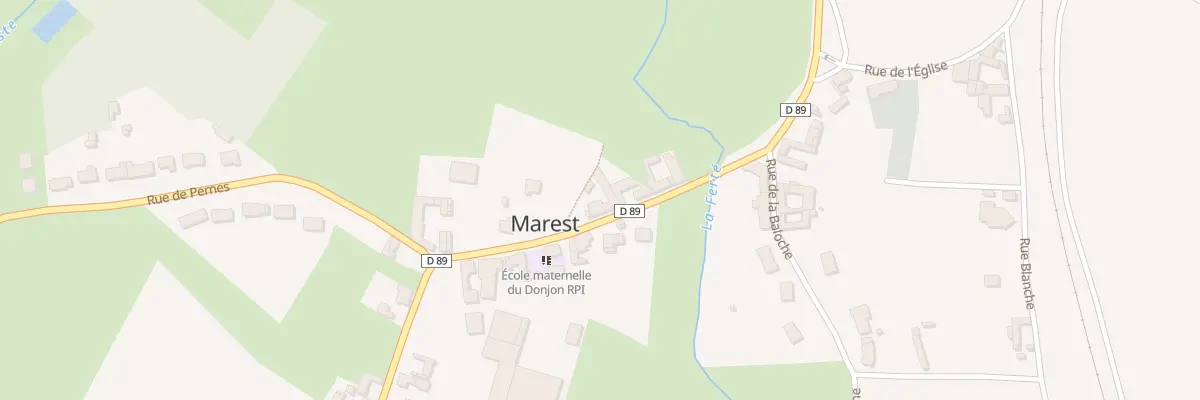 Plan du 5 Rue de la Mairie à Marest