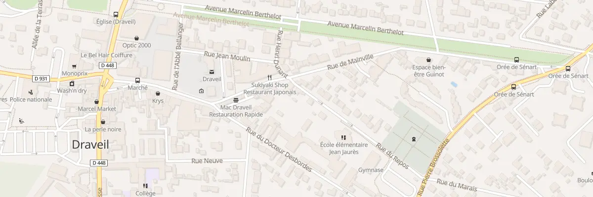 Plan du 20 Rue de Mainville à Draveil