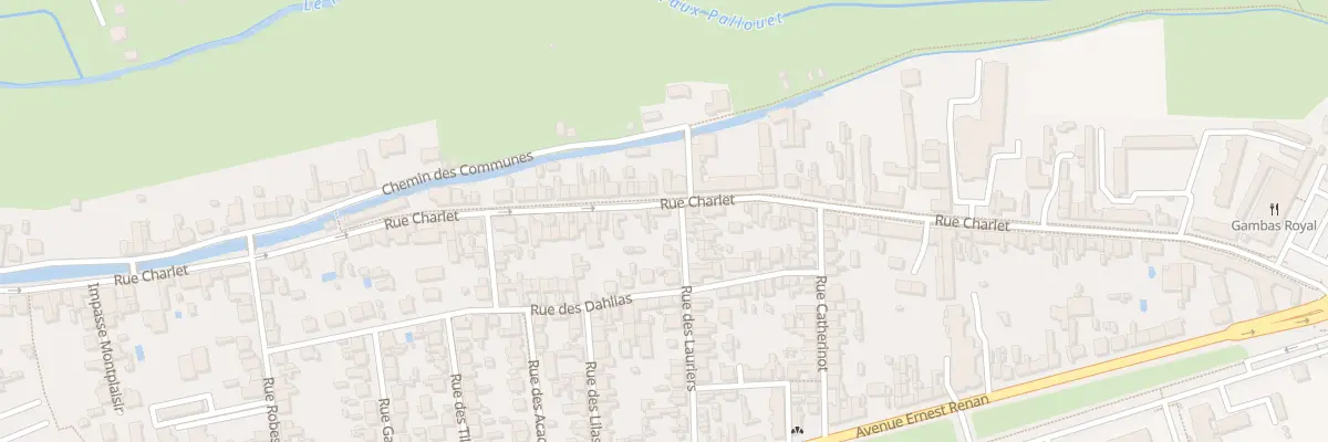 Plan du 128 Rue Charlet à Bourges