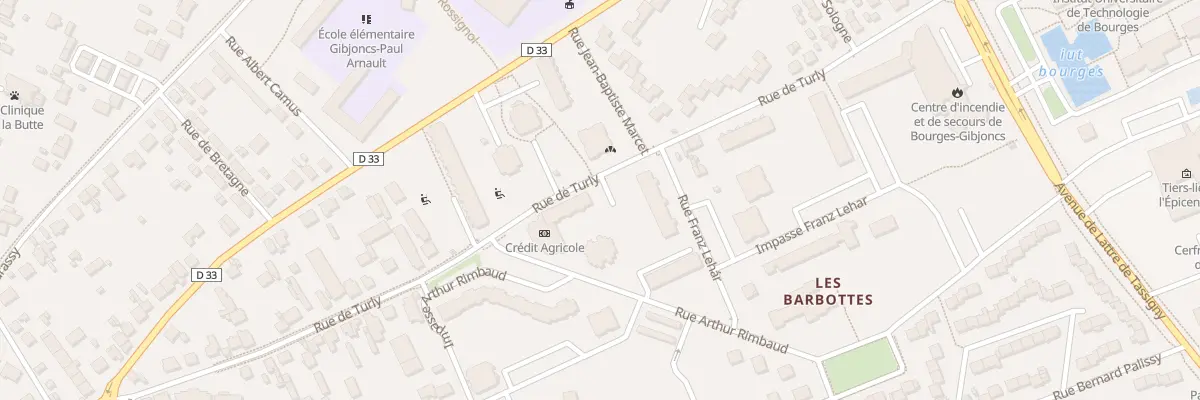 Plan du 40 Rue de Turly à Bourges