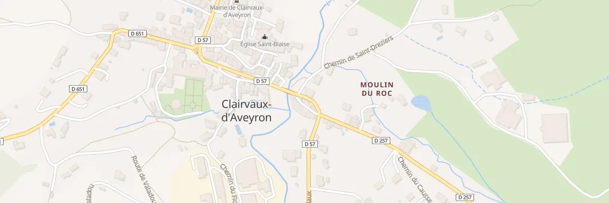 Plan du 2 Rue des Claux à Clairvaux-d’Aveyron