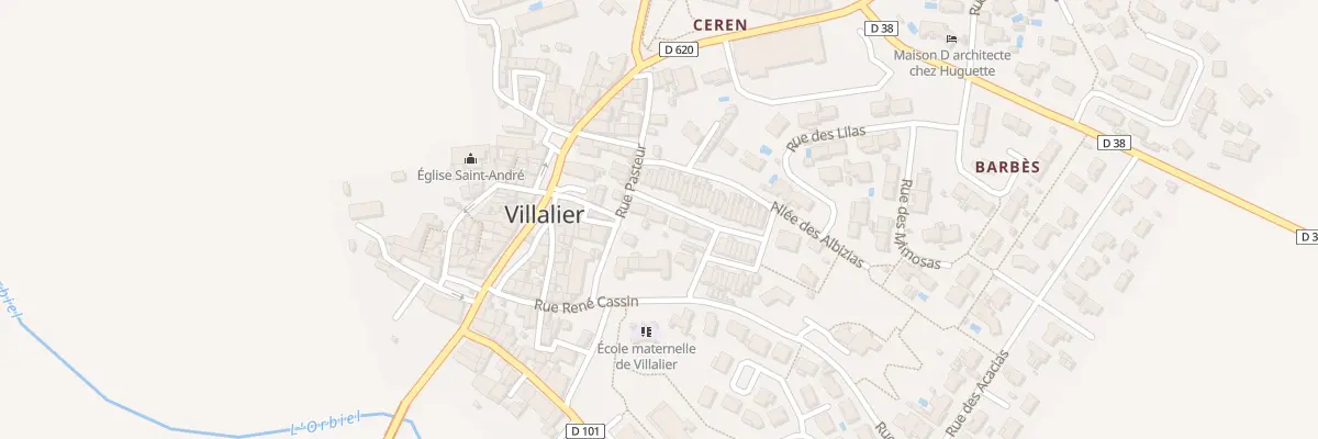Plan du 194 Croix Saint-james à Villalier