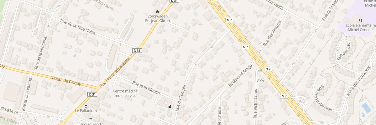 Plan du 16 Rue du Temple à Ris-Orangis