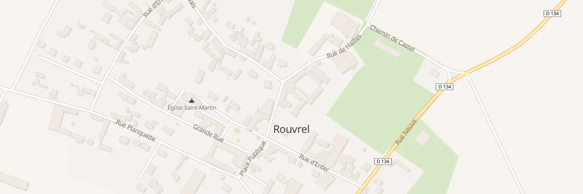 Plan du 12 Rue de Hailles à Rouvrel