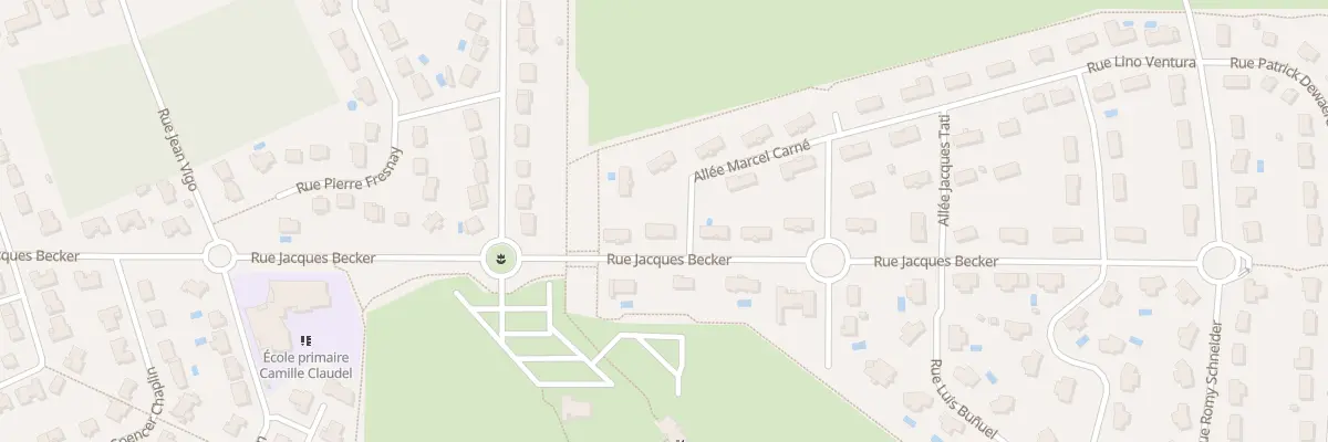 Plan du 33 Rue Jacques Becker à Bourges
