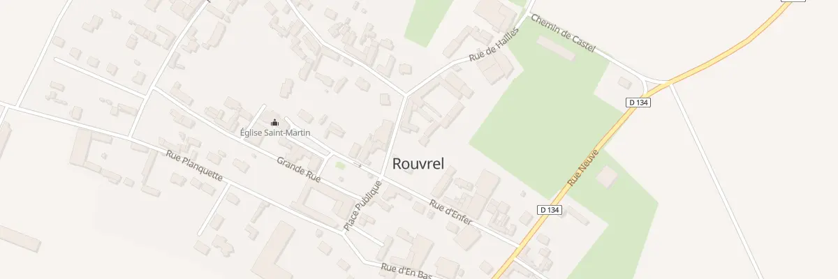 Plan du 10 Rue de Hailles à Rouvrel