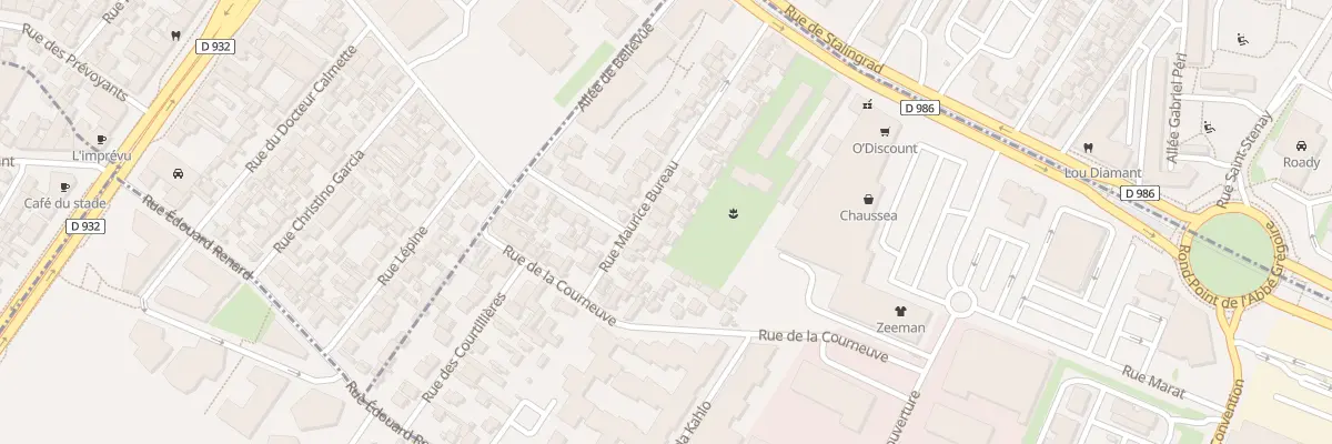 Plan du 35 Rue Maurice Bureau à Bobigny