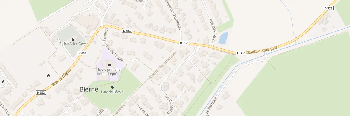 Plan du 6 Rue Vernaelde à Bierne