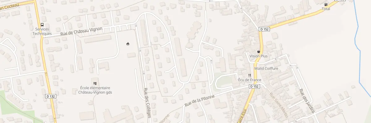 Plan du 10 Rue de Chateau Vignon au Malesherbois
