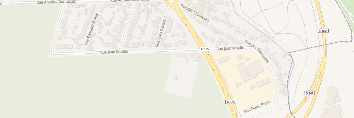 Plan du 100 Rue Jean Moulin à Garges-lès-Gonesse